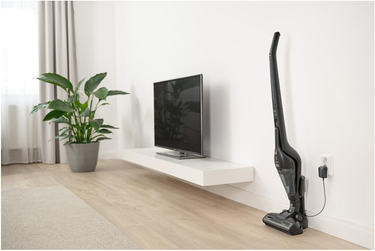 SENCOR SVC 0675BK EUE2 Aspiradora Sin Cable 4 en 1 con Mopa – Escoba y Unidad Manual Extraíble, Batería Li-Ion 25,2V, Cepillo Motorizarte Cat&Dog, Autonomía de 50 min, Filtración HEPA