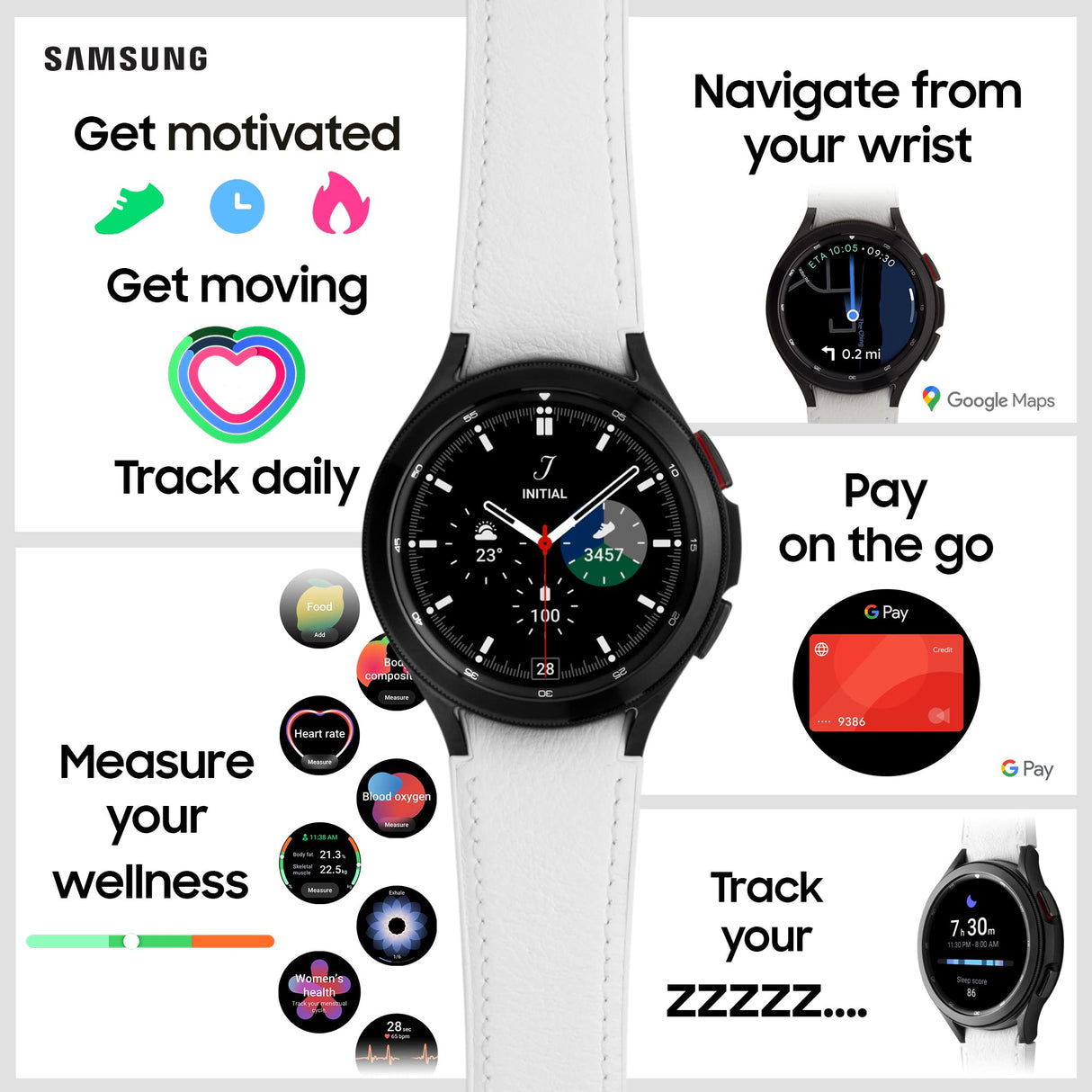 SAMSUNG Galaxy Watch 4 Classic (46mm) LTE - Smartwatch Black