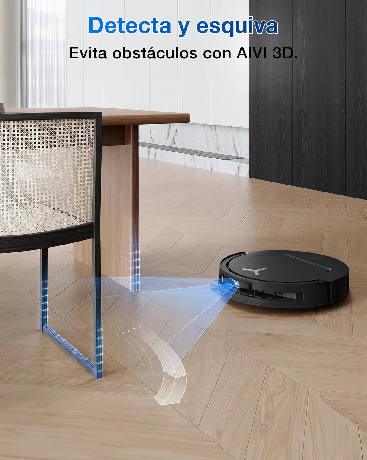 ECOVACS Deebot T50 Omni Gen2 Robot Vacuum Cleaner, 15000 Pa, Extendable Side Brush and Mops, ZeroTangle 2.0, Washing with Hot Water at 75 °C, Ultrathin 81 mm, Black