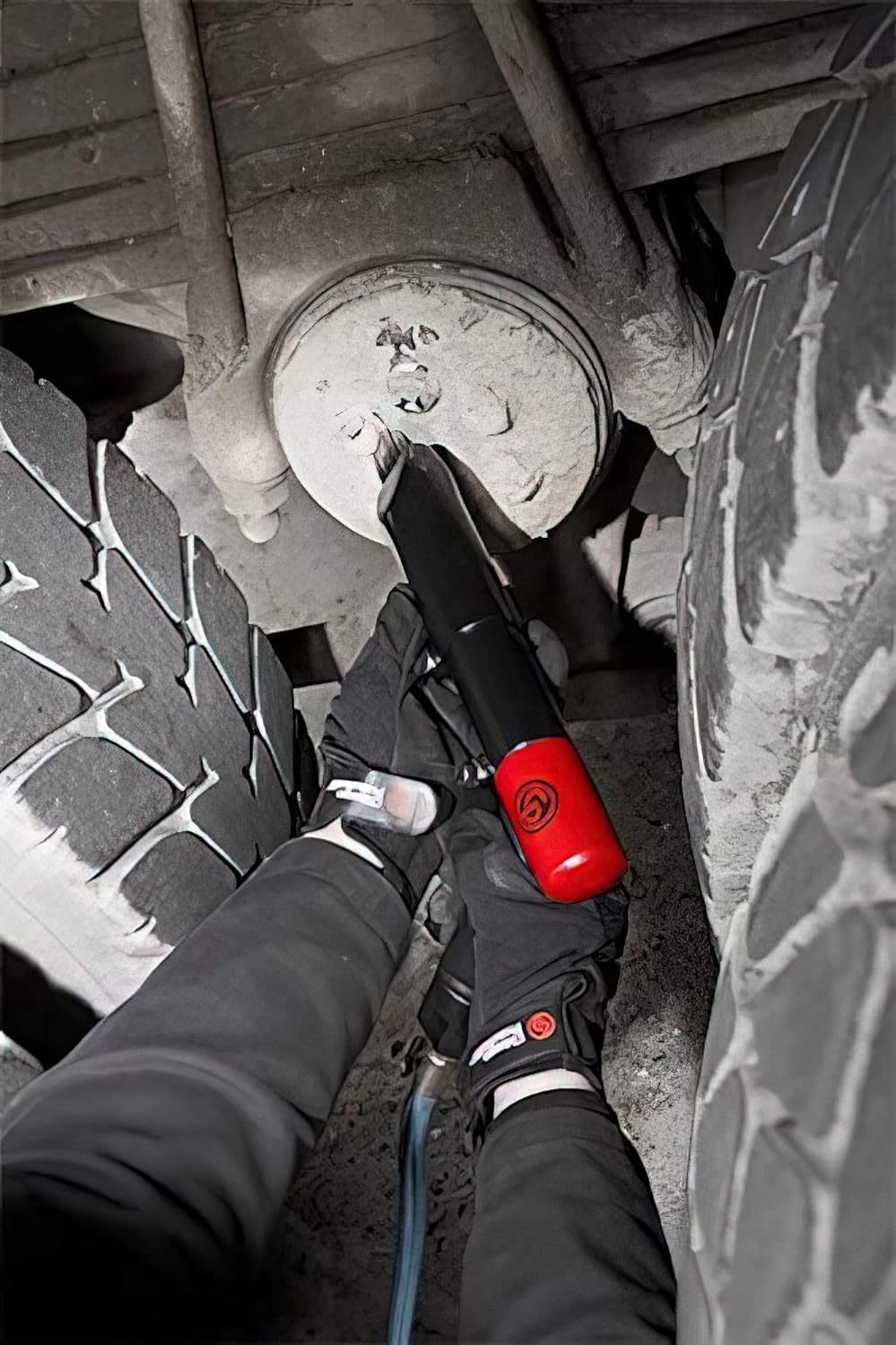Chicago Pneumatic CP7120 Escalador de aguja/cincel, herramienta 2 en 1, 3/8 pulgadas