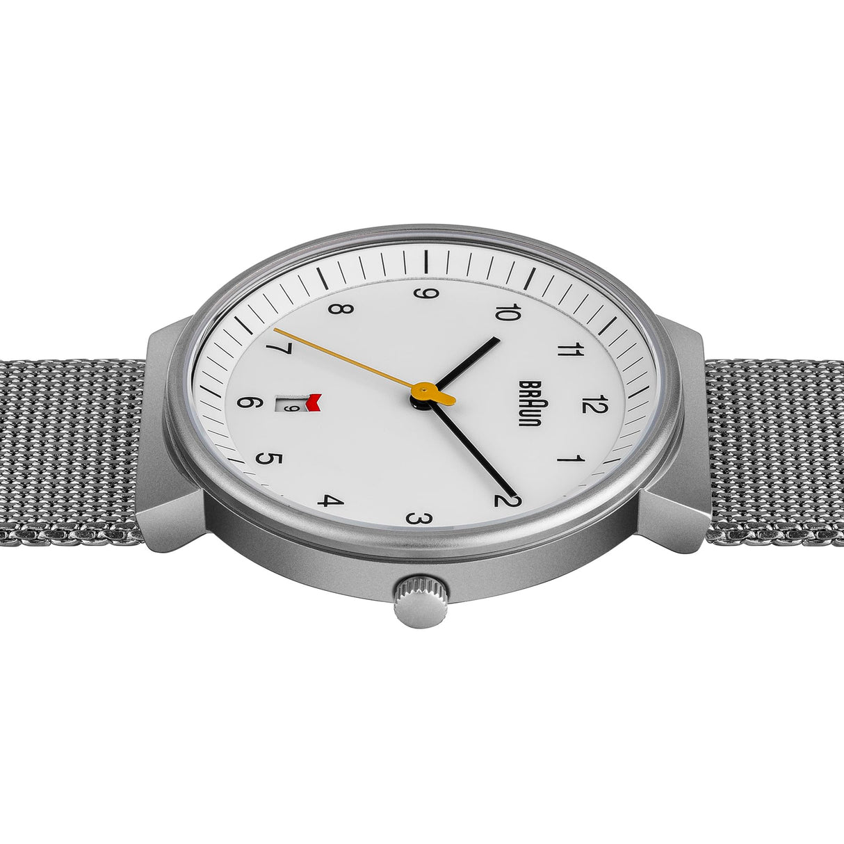 Braun Classic Gent Reloj para Hombre Analógico de Cuarzo japonés con Brazalete de Acero Inoxidable BN0032WHSLMHG
