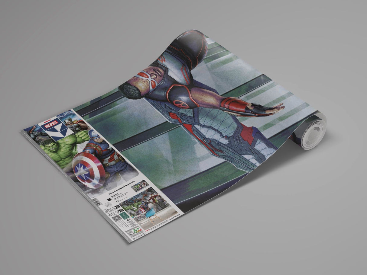 Komar WTD - Papel pintado fotográfico (400 x 250 cm), diseño de Los Vengadores de Marvel