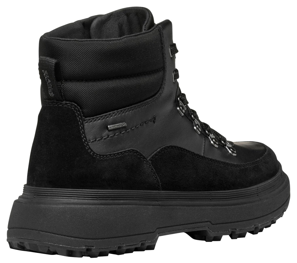 Geox D Lamidie + Grip ABX, Bota de Tobillo Mujer, Black, 37 EU