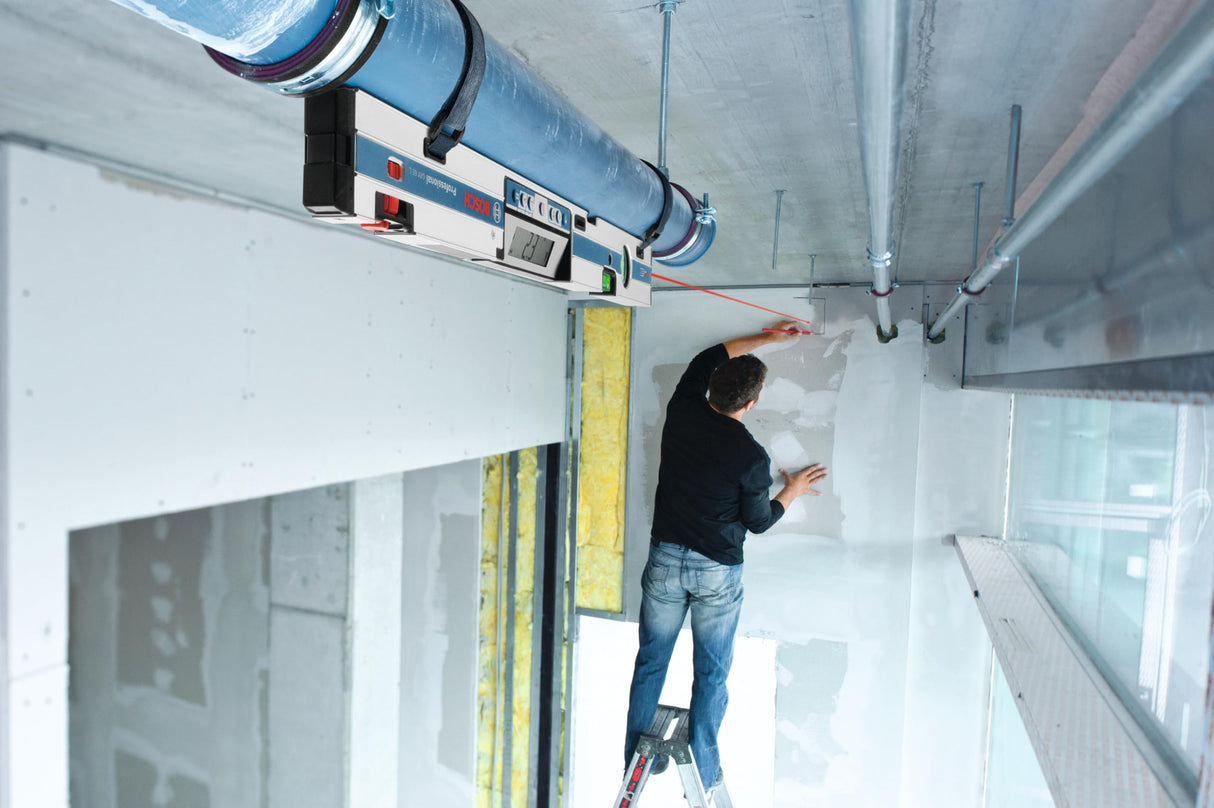 Bosch Professional Inclinómetro digital GIM 60 L (precisión láser, margen de medición: 0-360º, longitud: 60 cm)