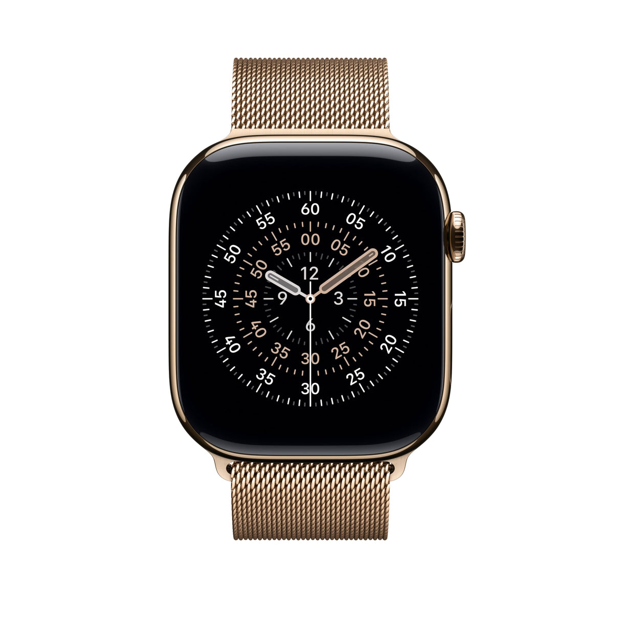Apple Watch Band - Pulsera Milanese Loop - 46 mm - Titanio Oro - Talla M/L