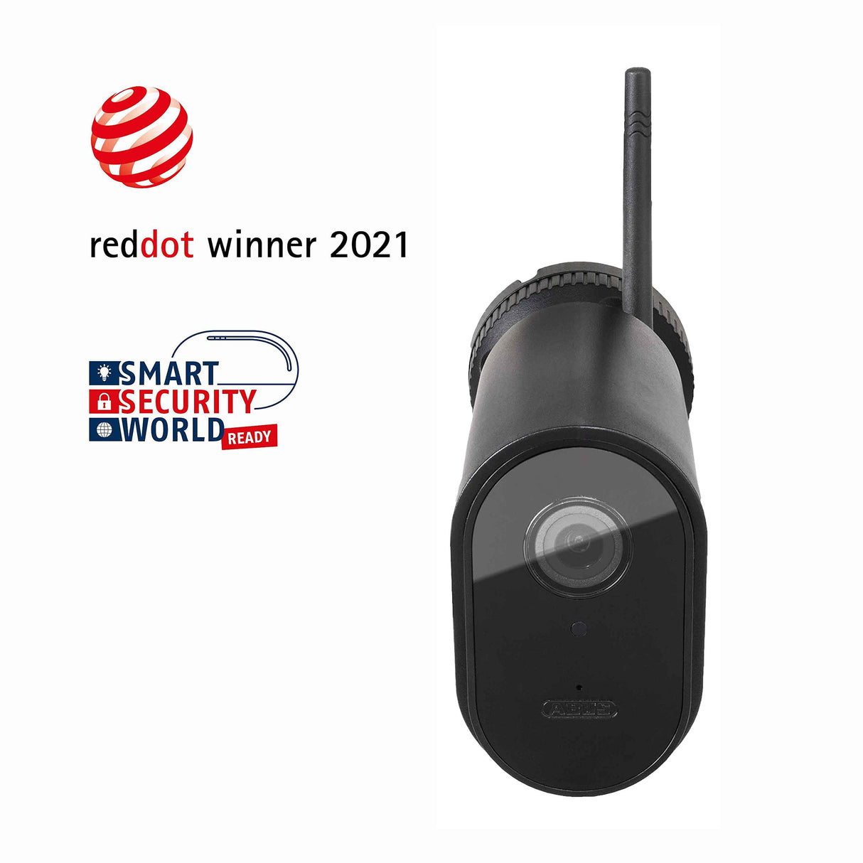 ABUS WLAN outdoor camera PPIC44520 - Cámara con aplicación, detección de movimiento, diferenciación de objetos, notificación push, visión nocturna, tarjeta de memoria de 8 GB, 1080p/Full HD, noir