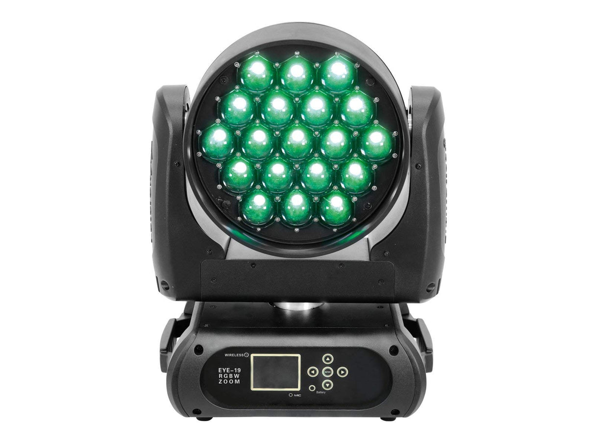 FUTURELIGHT 51841311 Eye-19 Rgbw Zoom Wash - Linterna LED con Cabezal móvil (19 x 15 W)