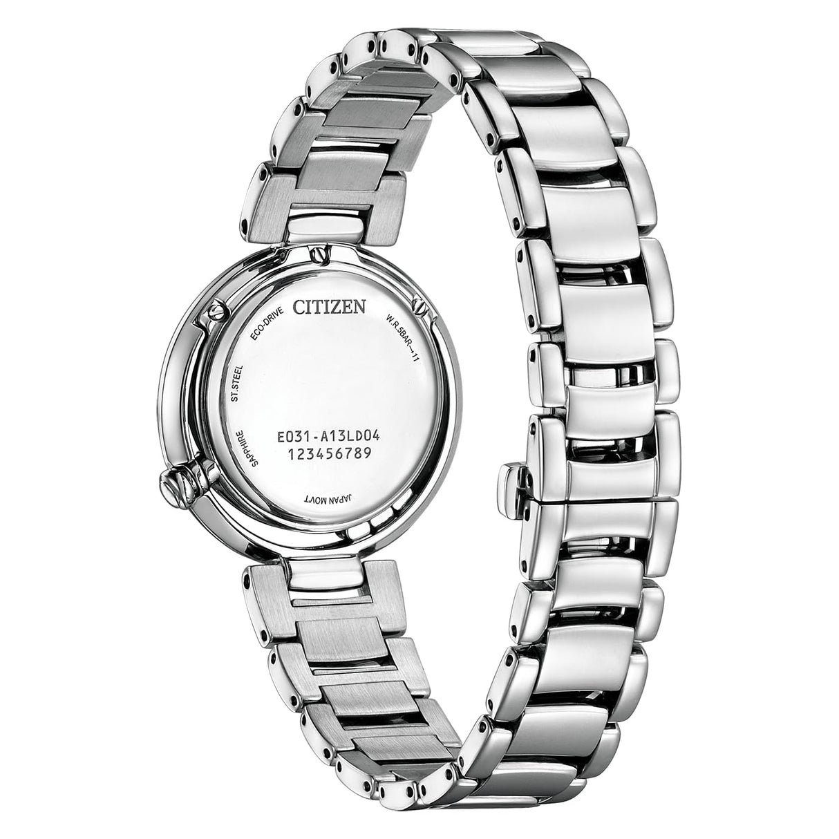 Citizen Reloj Analógico para Mujer de Cuarzo japonés con Correa en Acero Inoxidable EM1110-81N