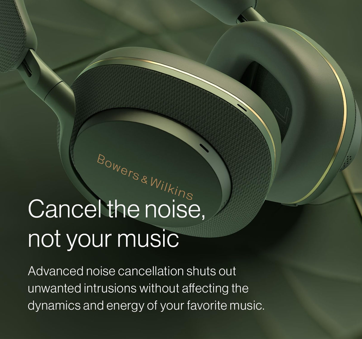 Bowers & Wilkins PX7 S2e - Auriculares inalámbricos con cancelación de Ruido con Qualcomm aptX Adaptable y Carga rápida, 30 Horas de reproducción y Seis micrófonos Integrados, Color Gris Nube