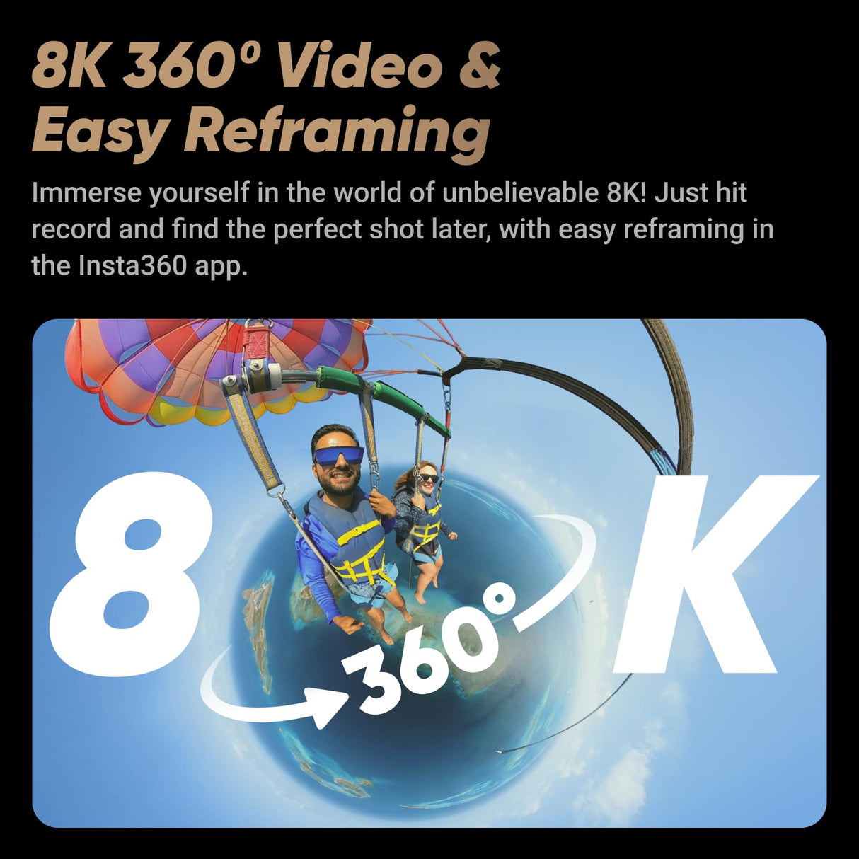 Insta360 X4 Peter McKinnon Edition - Cámara de acción Impermeable 8K 360°, vídeo Gran Angular 4K, Efecto Selfie Invisible, Protector de Lente Desmontable, edición de IA, estabilización