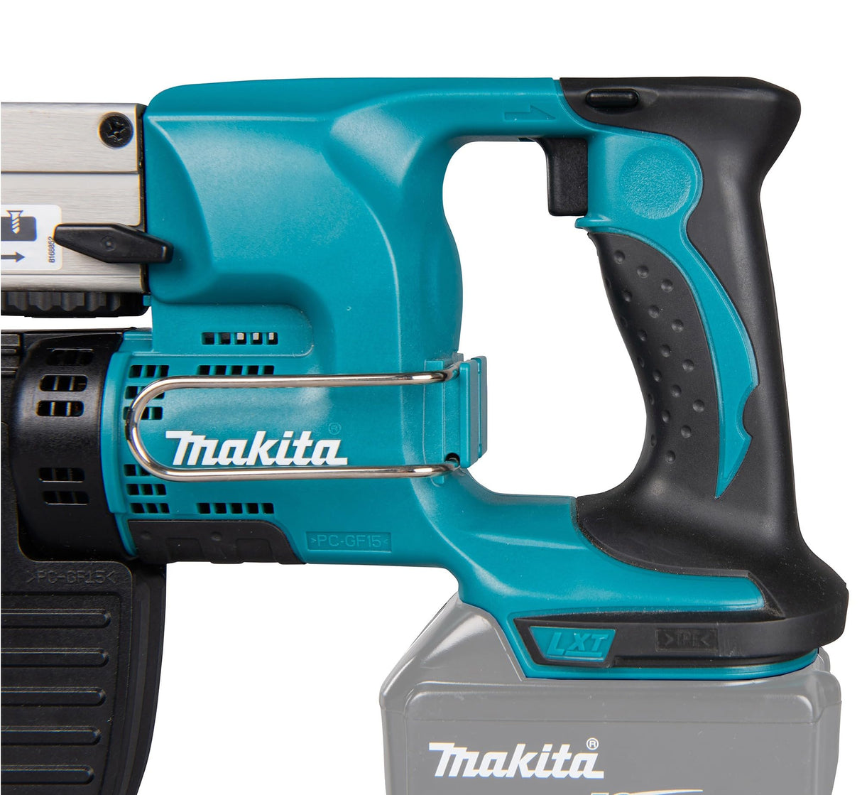 Makita DFR550Z Atornillador autoalimentado Batería 1/4" 18V Solo cuerpo LXT