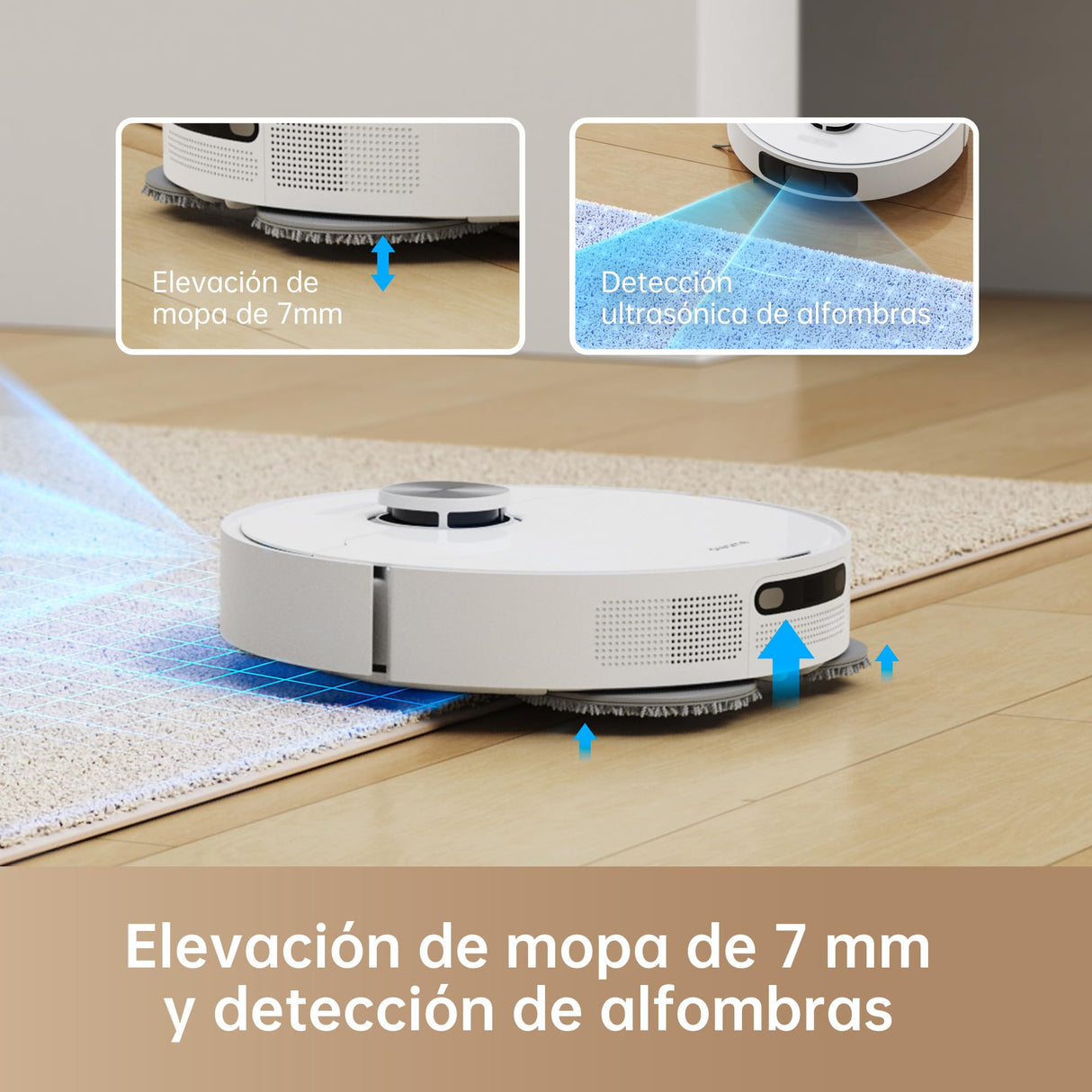 DREAME L10 Prime Robot Aspirador con Base de Autovaciado Blanco