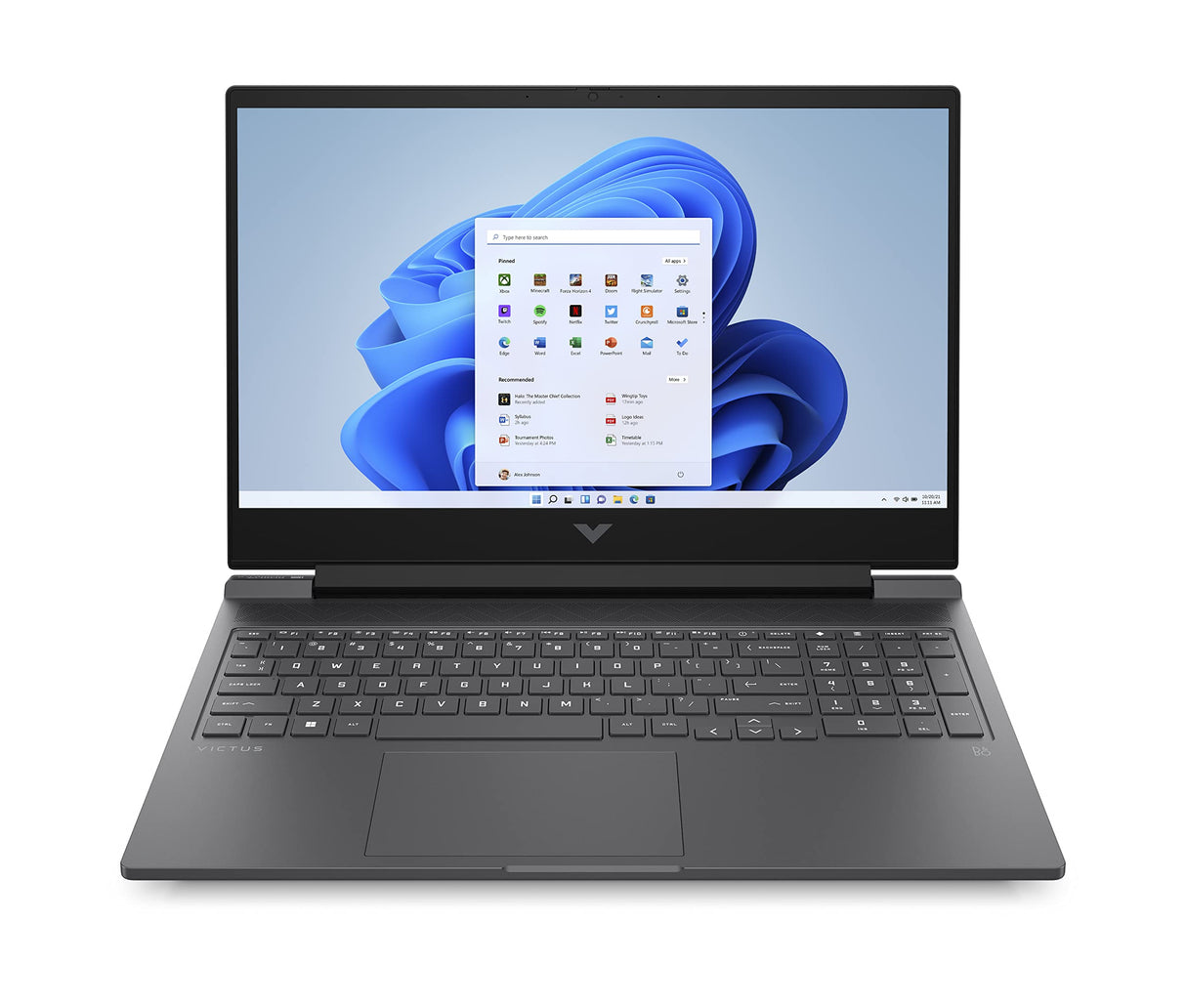 Victus HP 16-r0000sf PC Portable Gaming 16,1" FHD IPS (Intel Core i7-13700H, RAM 16 GB, SSD 512 GB, NVIDIA GeForce RTX 4070 8GB, AZERTY, Windows 11) Plata Mica