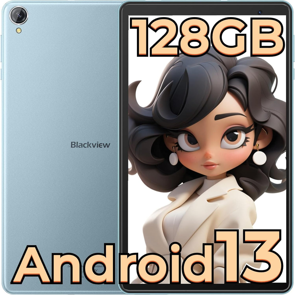 Blackview Tablet Tab 50 8" 4 GB RAM 128 GB Azul