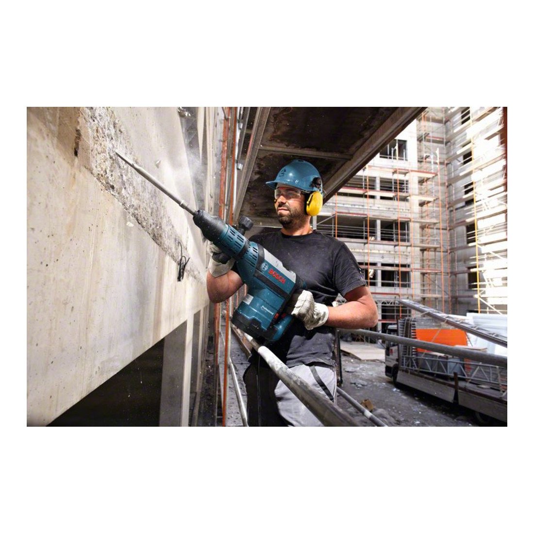 Bosch Professional GSH 7 VC - Martillo demoledor (13 J, SDS Max, Vibration control, en maletín)