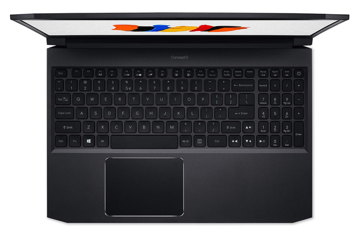 Acer ConceptD 5 Pro Ordenador Portátil (15.6" UHD Acer ComfyView 4K LED LCD, Intel® Core™ i7-9750H, 16GB, 1024GB SSD, NVIDIA® Quadro™ T1000, Negro, Windows 10 Pro) Qwerty Español
