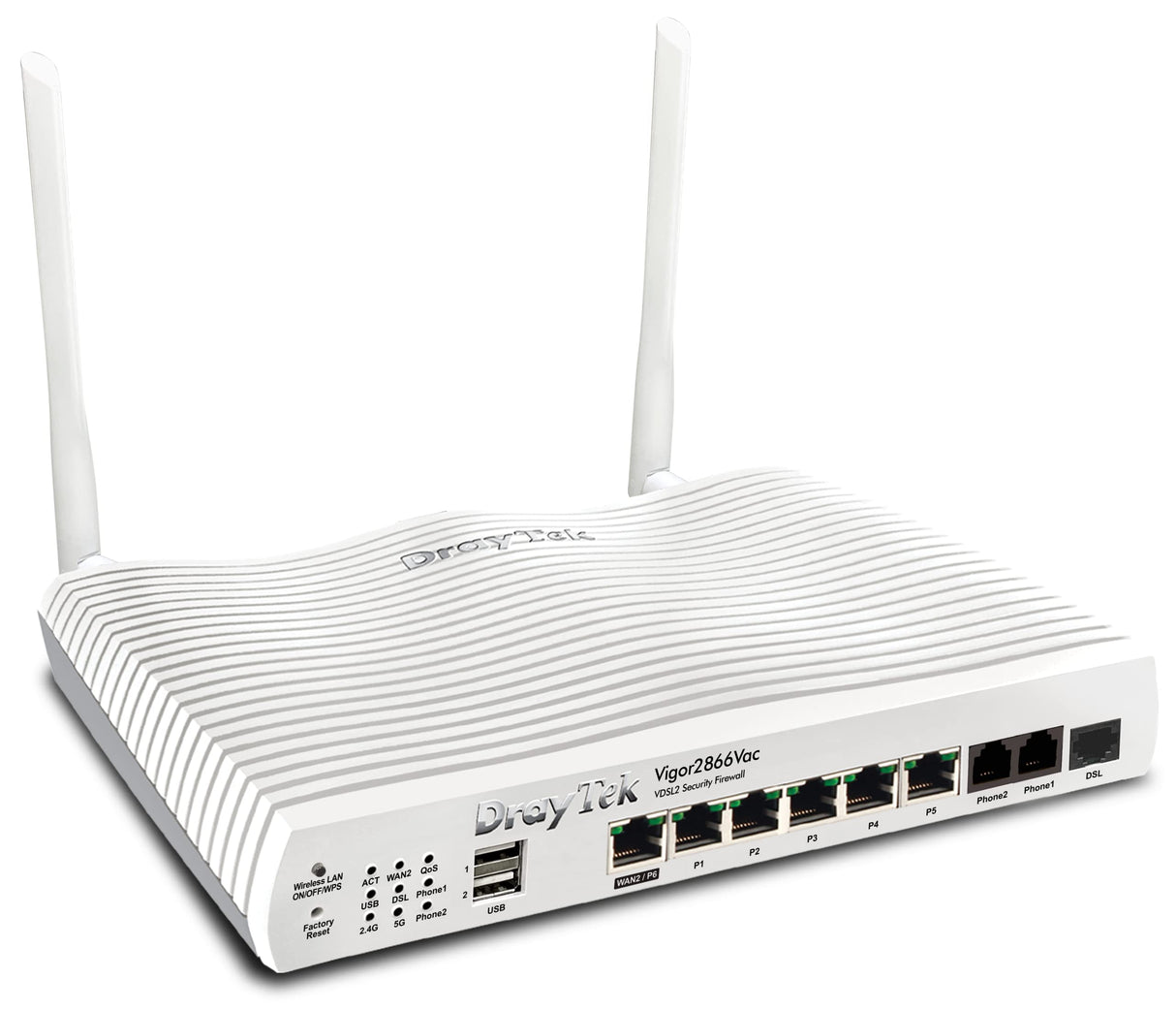 DrayTek Vigor 2866Vac - G.Fast Dual WAN módem Security VPN Firewall Router
