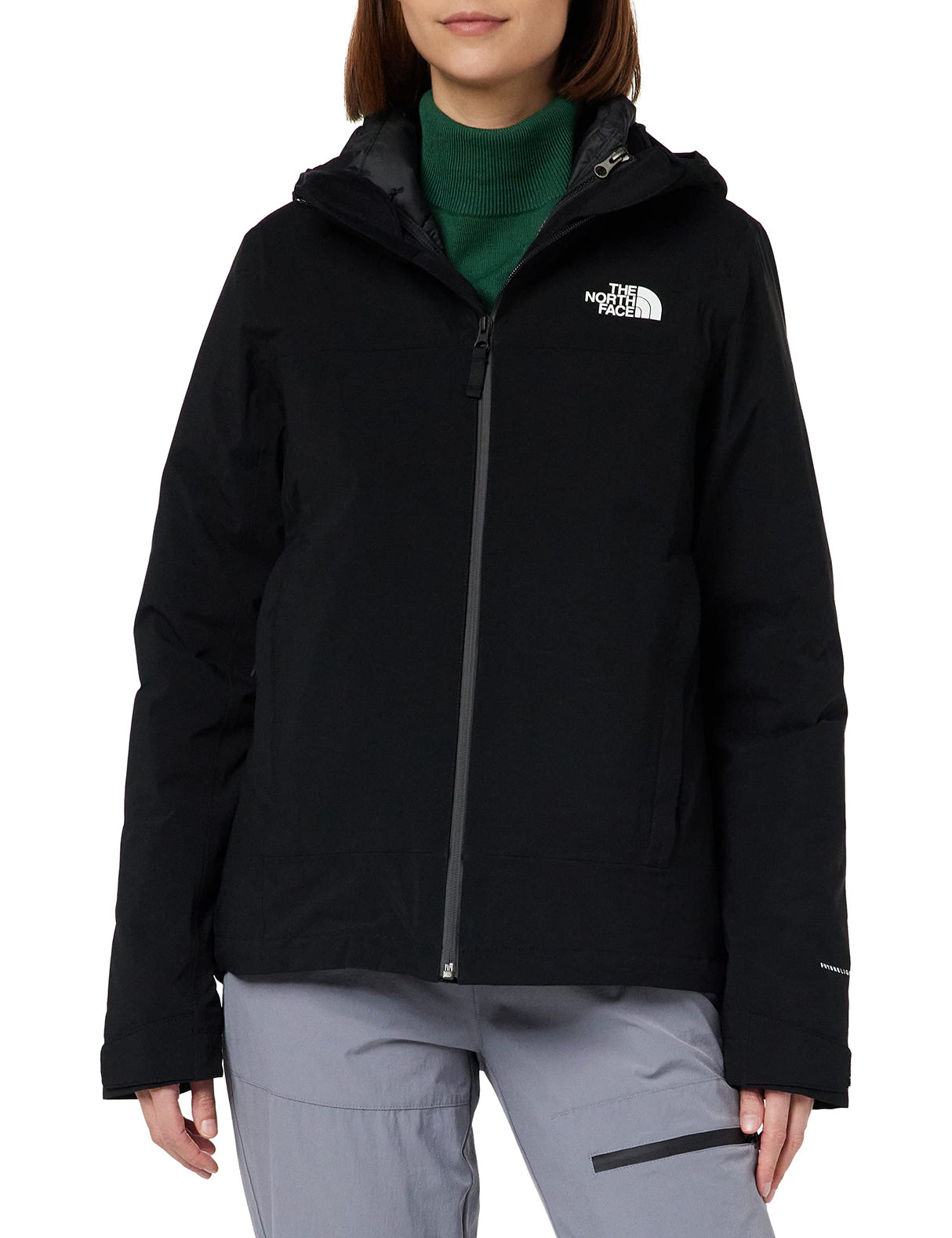THE NORTH FACE Luz de montaña Chaqueta, TNF Black, Medium para Mujer