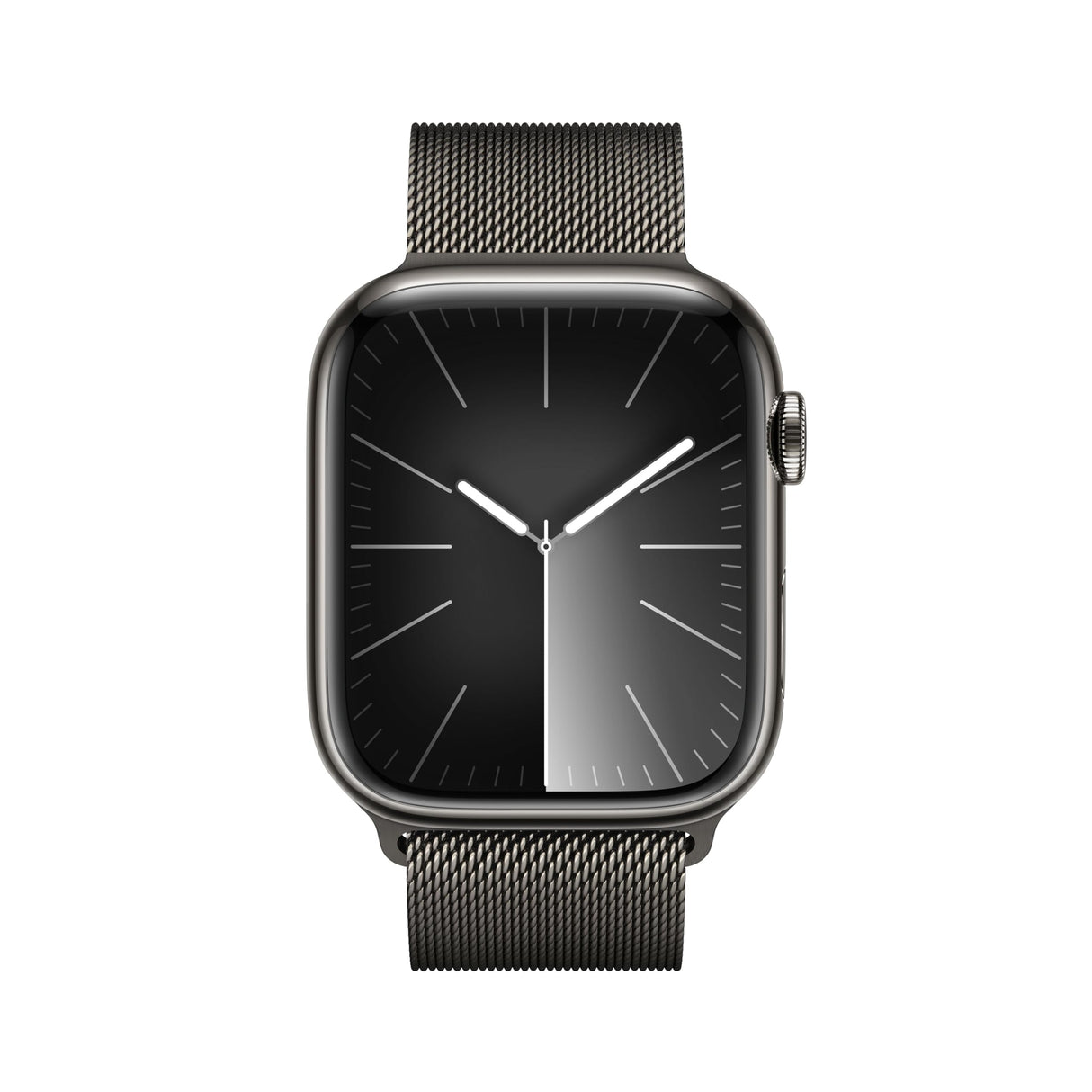 Apple Watch Series 9 (GPS + Cellular) - Caja de Acero Inoxidable en Grafito de 45 mm - Pulsera Milanese Loop en Grafito