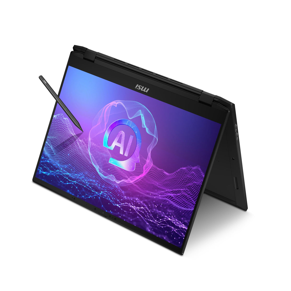 MSI Summit A16 AI A3HMTG-076ES portátil Profesional 16 Pulgadas, QHD (2560x1600) 165Hz, AMD Ryzen AI 9 365, AMD Radeon 880M, 32GB RAM, 1TB SSD, Windows 11 Home, Ink Black, QWERTY Español
