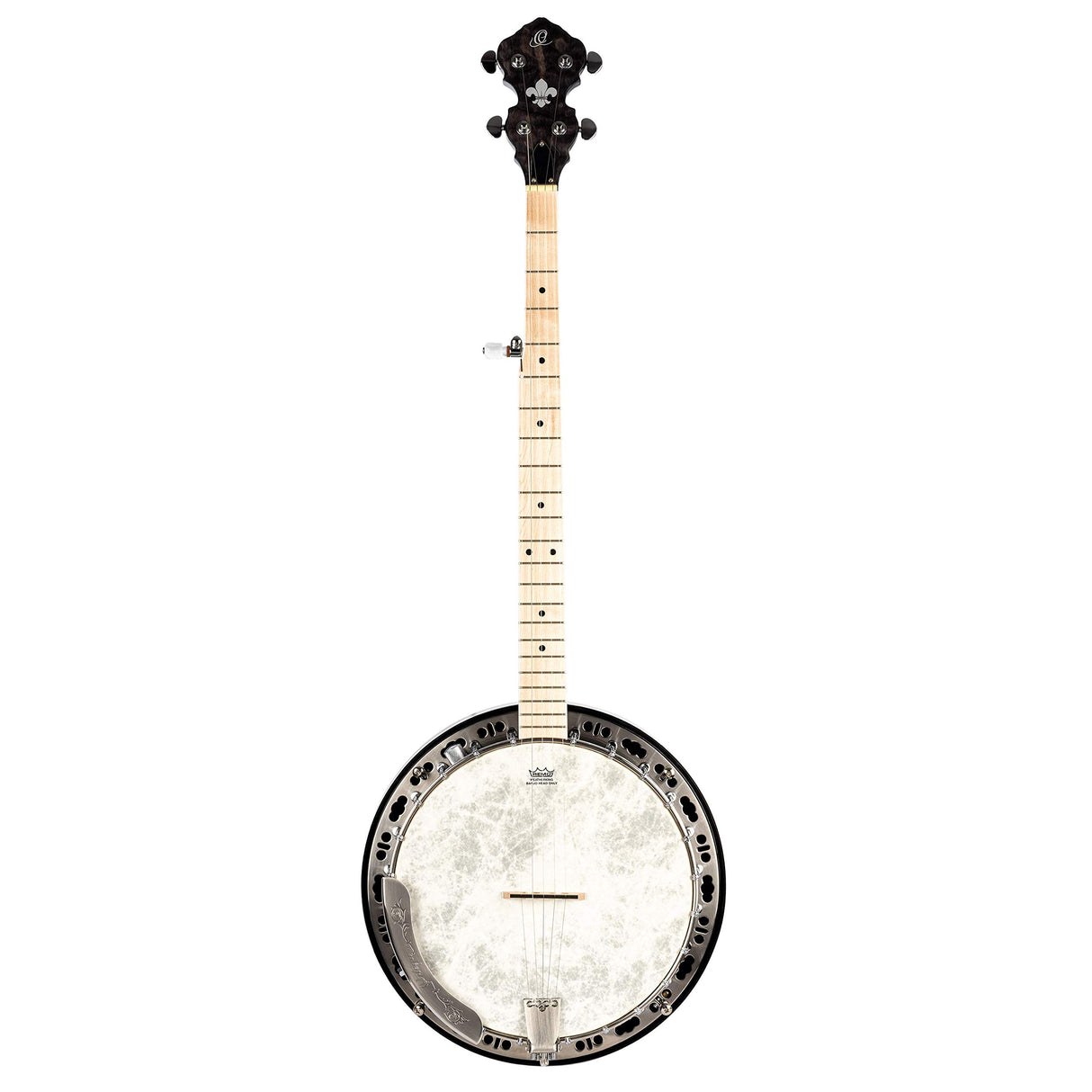 ORTEGA Falcon Series Banjo - Carbón transparente + Funda, OBJE400TCO