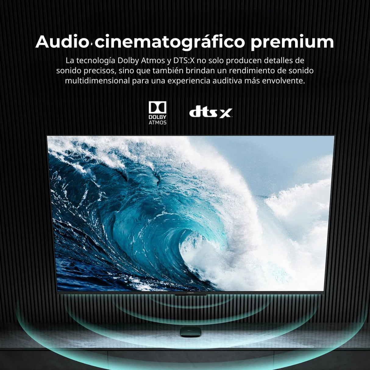 Xiaomi TV Box S 4K 3Nd Generation | Mibox Resolución 4K Ultra HD | Chormecast Compatible con Google TV | Bluetooth 5.2 y WiFi de Doble Banda | Android TV 10.0 Integrado | Versión ES | Color Negro