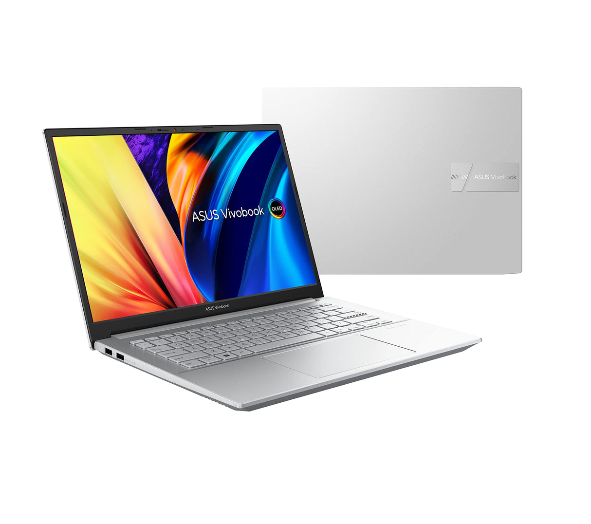 ASUS Vivobook Pro 90NB0YH2 - Ordenador Portátil de 14" Full HD (AMD Ryzen 7 5800H, 16GB RAM, 512GB SSD, AMD Radeon Graphics, Windows 11) Color Plata - Teclado QWERTY Español