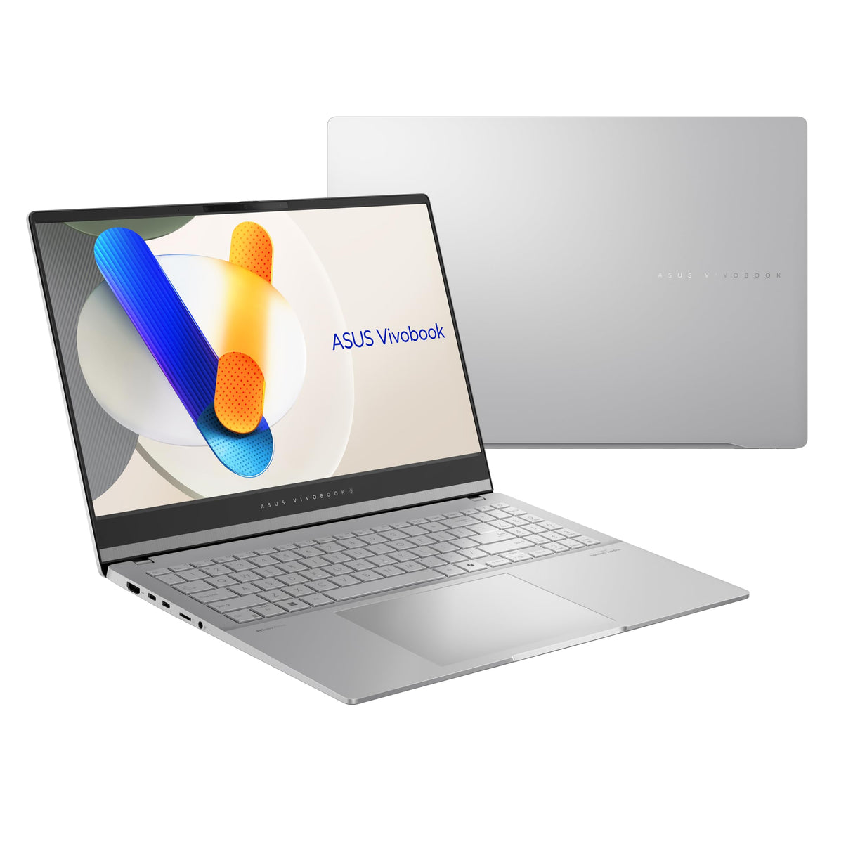 ASUS Vivobook S 15 OLED OLED M5506WA-MA042W - Ordenador Portátil 15.6" 3K 120Hz (AMD Ryzen AI 9 365, 32GB RAM, 1TB SSD, Radeon 880M, Windows 11 Home) Plata Fría - Teclado QWERTY español