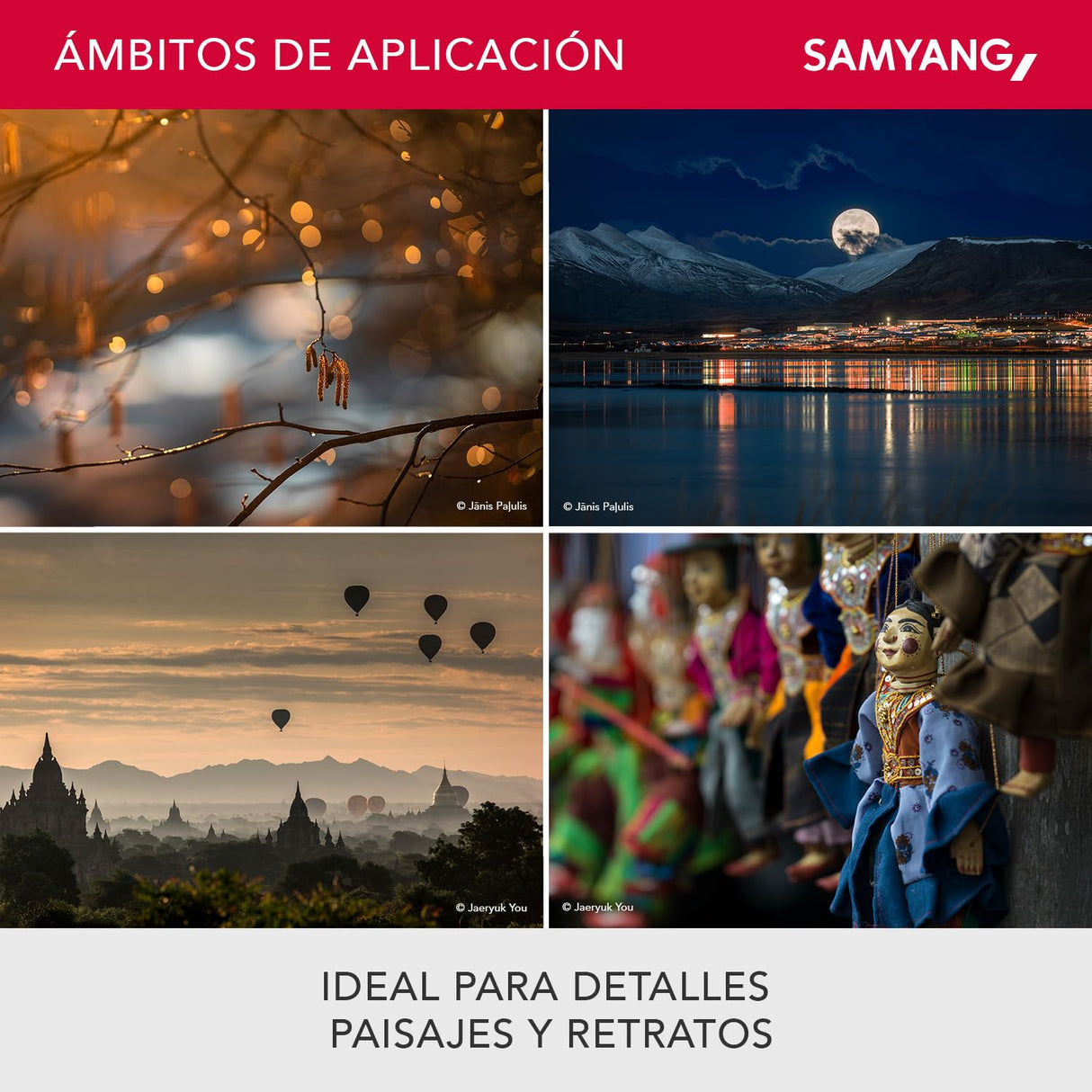 Samyang F1112210101 - Objetivo fotográfico DSLR para Fuji X (Distancia Focal Fija 135mm, Apertura f/2-22 ED UMC, diámetro Filtro: 77mm), Negro
