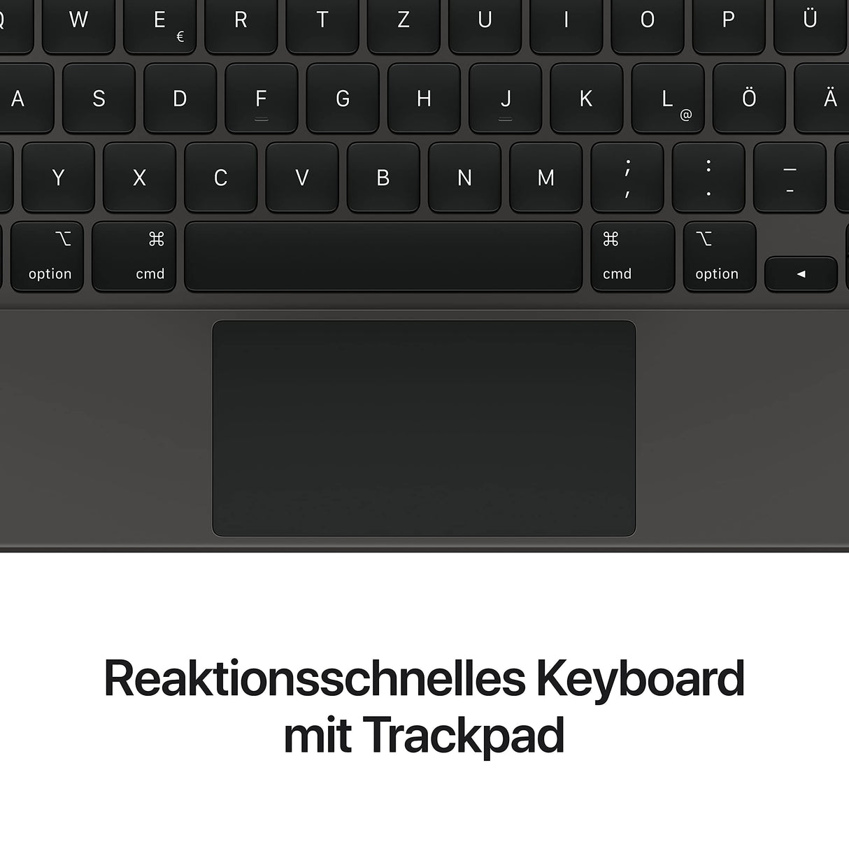 Apple Magic Keyboard (para el 12.9-Inch iPad Pro - 5.ª generación) - Alemán - en Negro