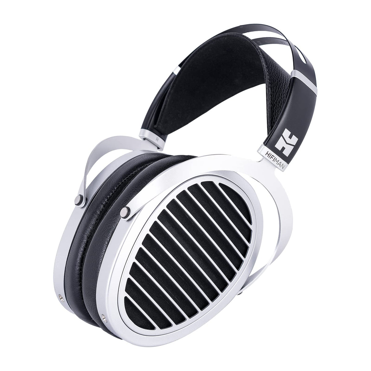 HiFiMAN Ananda-Nano - Auriculares Planos de Alta fidelidad con imanes de Sigilo, Parte Trasera Abierta, para audiófilos, hogar y Estudio, Color Plateado