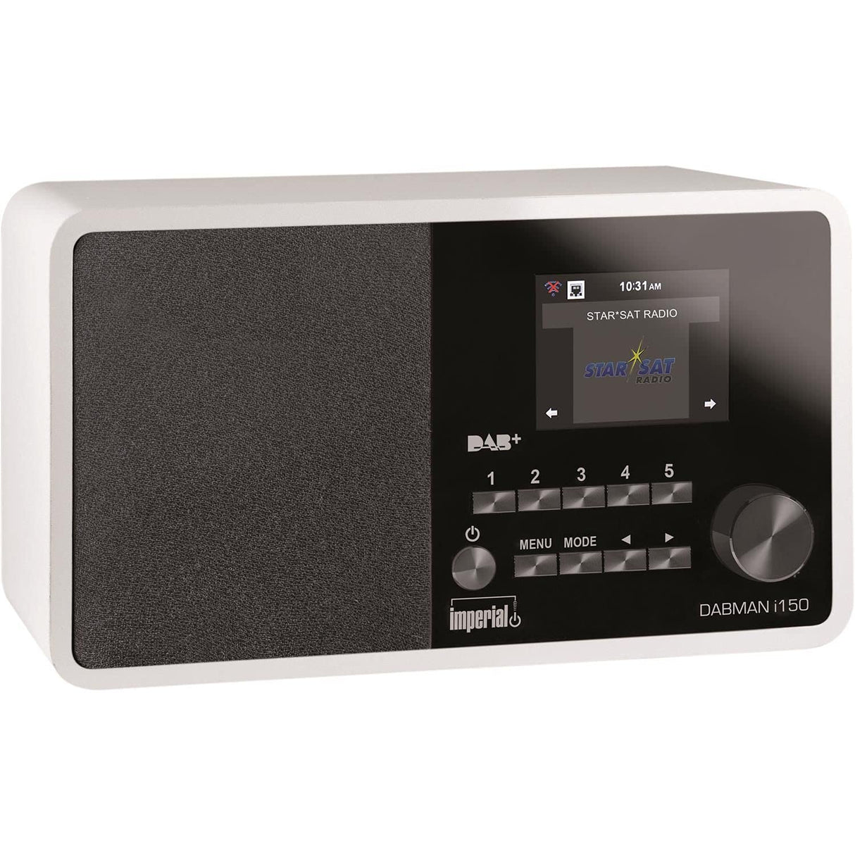 Imperial DABMAN i150 Portátil Blanco - Radio (Portátil, DAB,DAB+,FM, 87,5 - 108 MHz, 174 - 240 MHz, 20 W, 7,62 cm (3"))