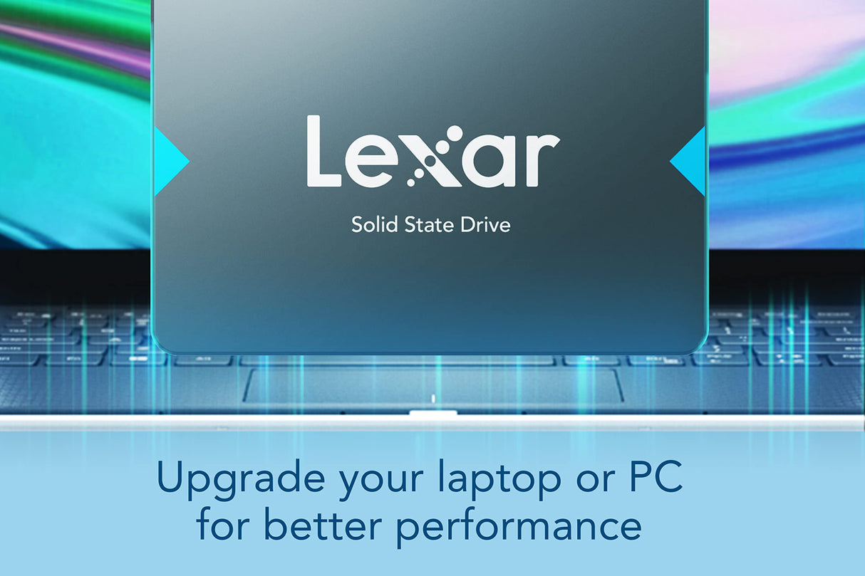 Lexar NQ100 2TB SSD SATA III (6 GB/s), SSD Interno de 2,5" hasta 550 MB/s, Unidad de Estado sólido Interna para PC, portátil y de Escritorio (LNQ100X002T-RNNNG)