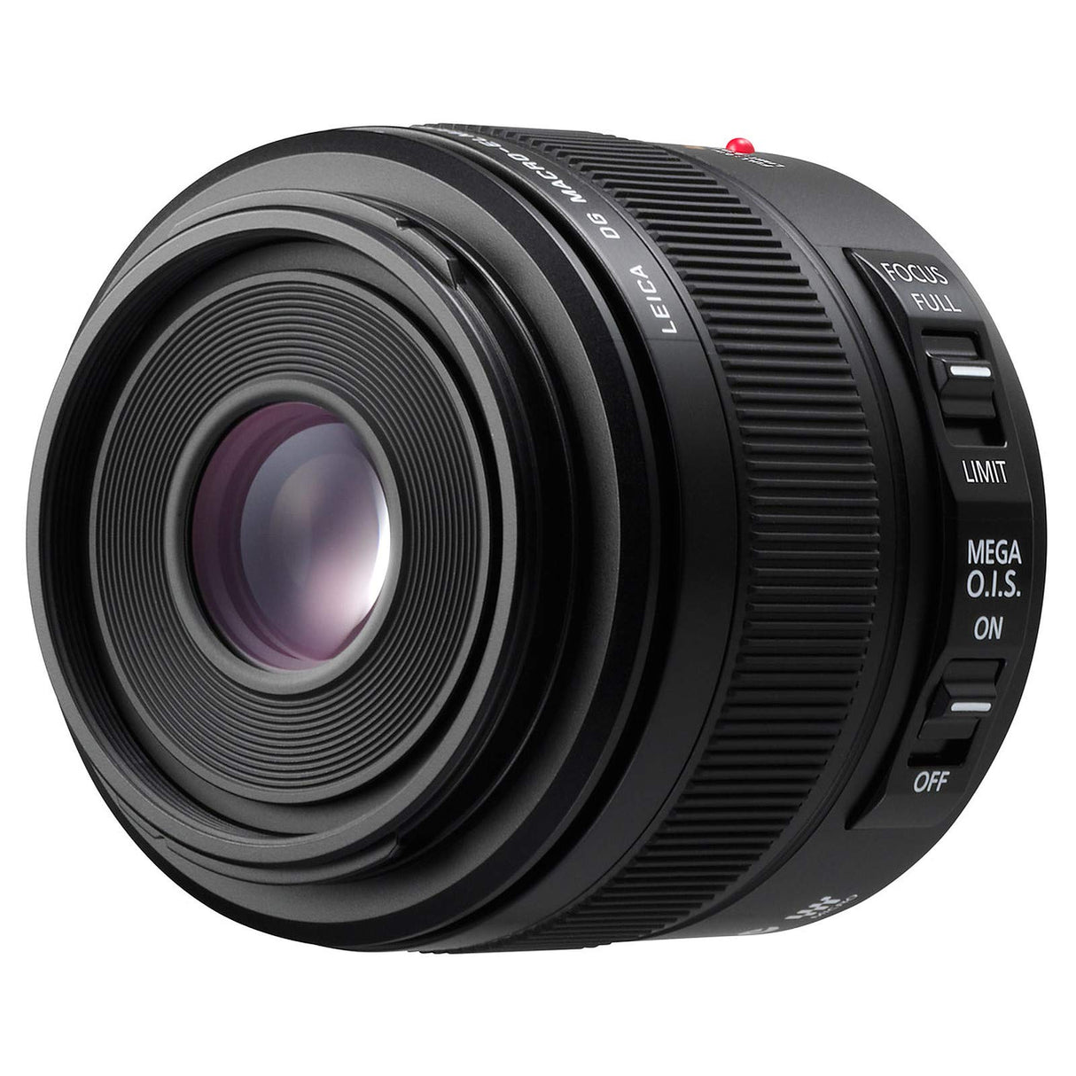 Panasonic LEICA DG MACRO ELMARIT H-ES045 - Objetivo Macro para cámaras de montura M4/3 (Focal 45 mm, F2.8, lentes asféricas, tamaño filtro 46 mm, Mega O.I.S), negro