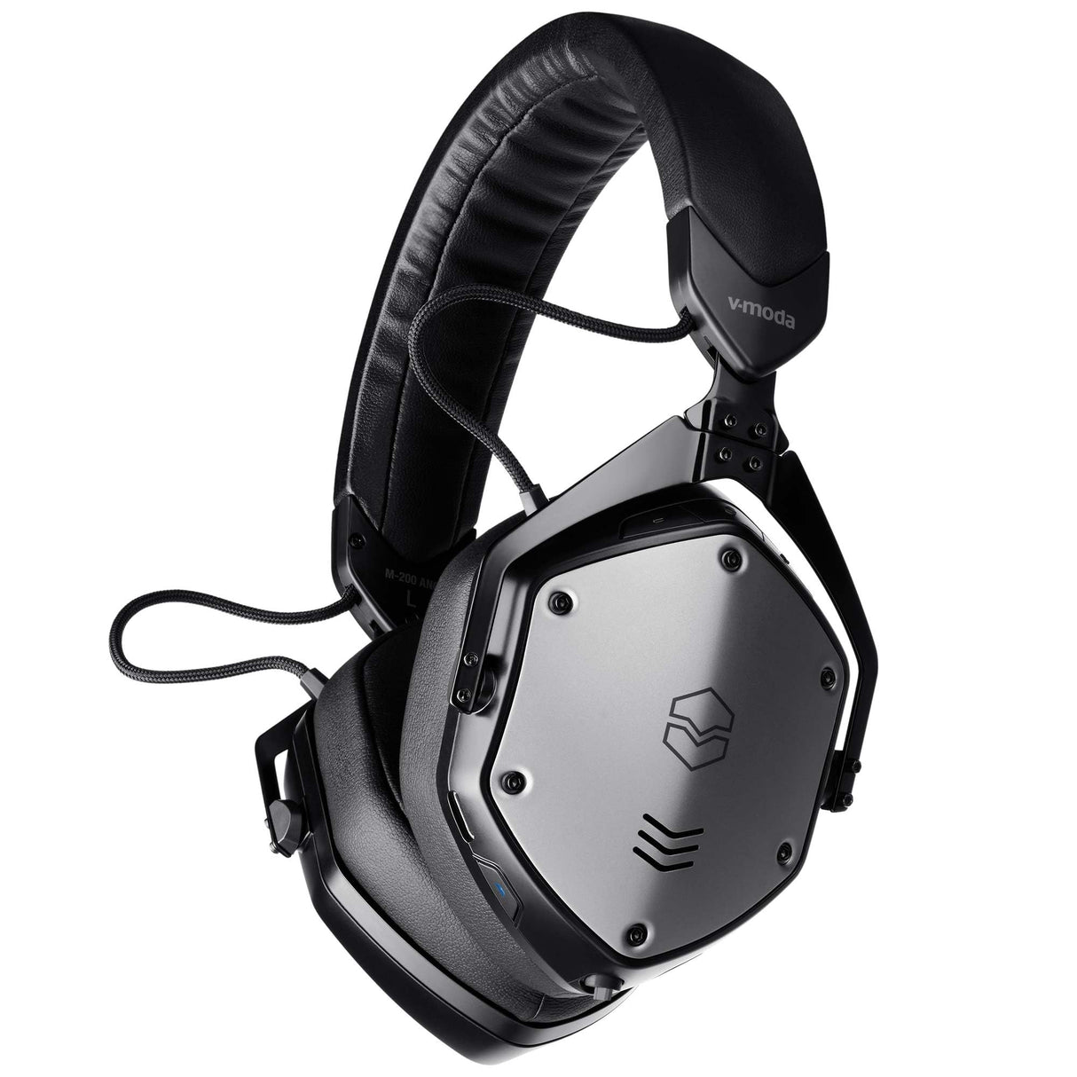 Auriculares con cancelación activa de ruido híbrida V-MODA M-200 ANC | Batería recargable con 20 horas de autonomía | Trasera cerrada | Flexibilidad inalámbrica | Compatible con Bluetooth 5.0
