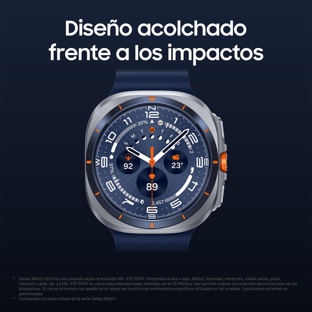 Samsung Galaxy Watch Ultra 2025 47mm - Smartwatch LTE con IA, Titanio, Botón Personalizable, Control de Salud, Garantía del Fabricante 3 Años + 1 año Extra, Blanco Titanio (Versión española)