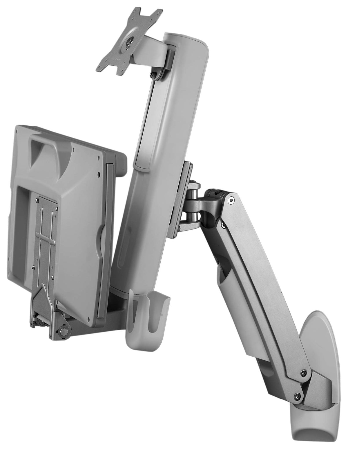Icy Box ms600 de W – Soporte de Pared para un Monitor hasta 24 Pulgadas (61 cm) Diagonal con Teclado y Soporte de ratón