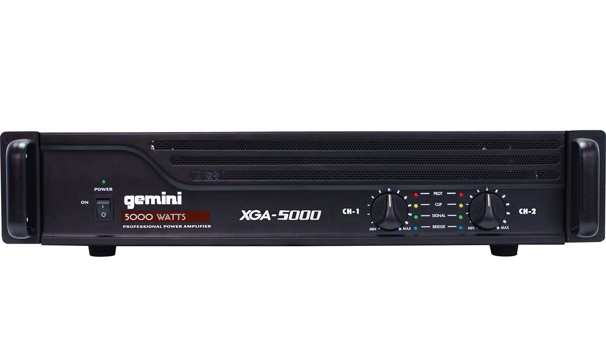 Gemini XGA-5000 Amplificador PA Puenteable Limitador 5000W