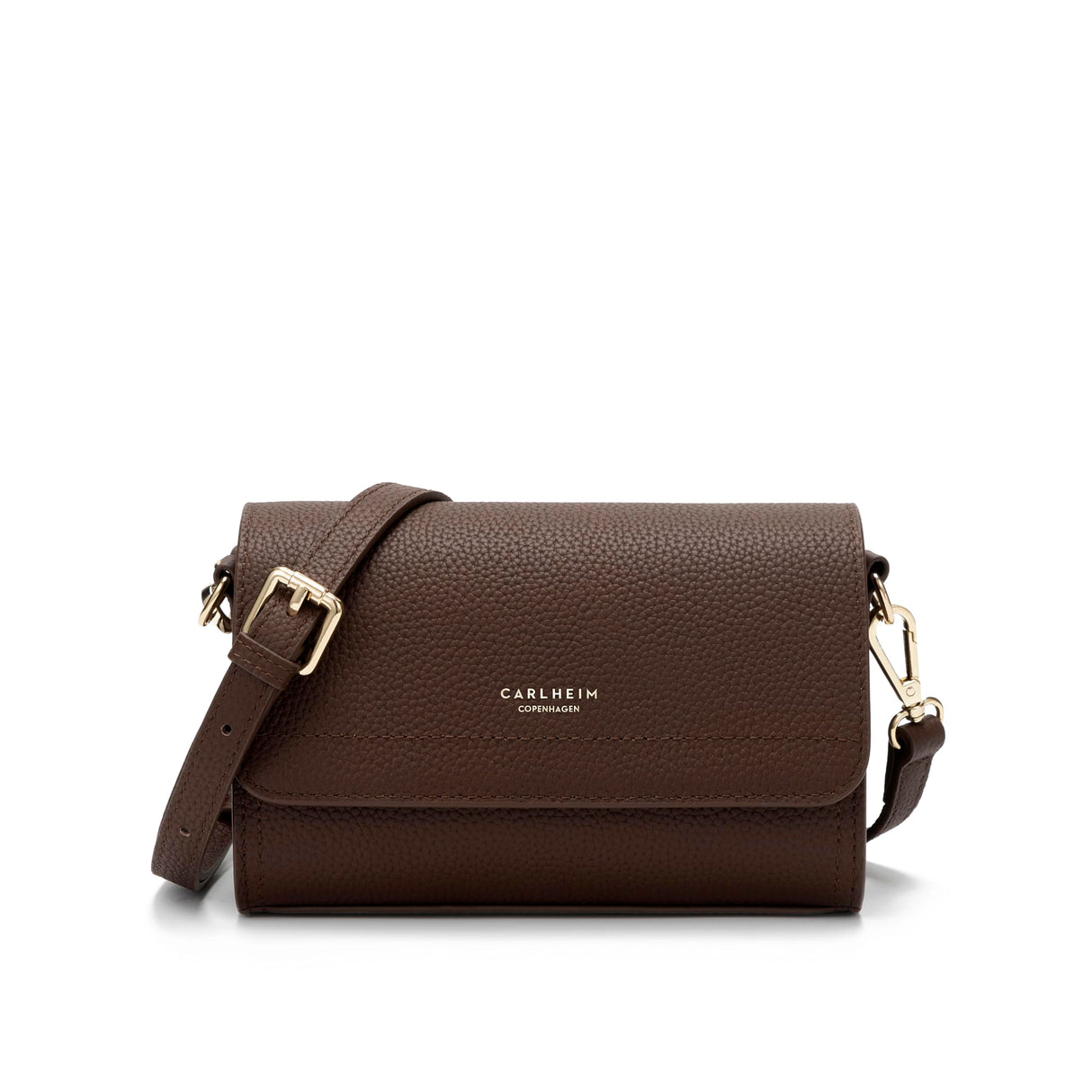 Carlheim, Gotland Genuine Leather collection, Scarlett Genuine Leather Handbag (Brown)