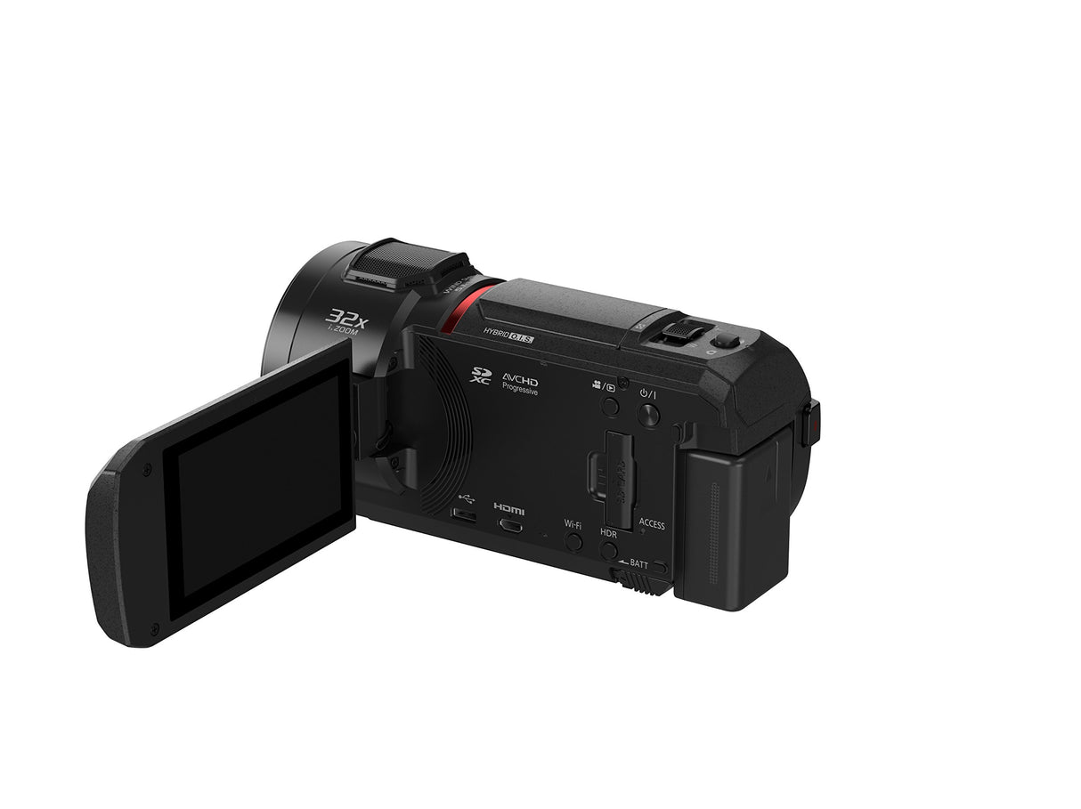 Panasonic HC-VX1EB-K Cámara de vídeo 4K con Lente Leica Dicomar - Negro