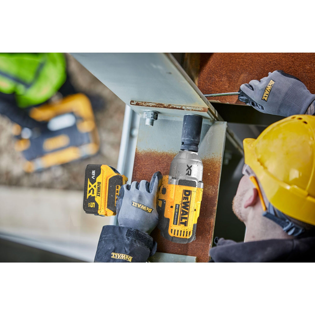 DEWALT DCF900NT-XJ - Llave de impacto a batería XR 18V, Par de apriete 1.396 Nm y Par de apriete 1.898 Nm, Incl. caja T-STAK, Sin batería/cargador