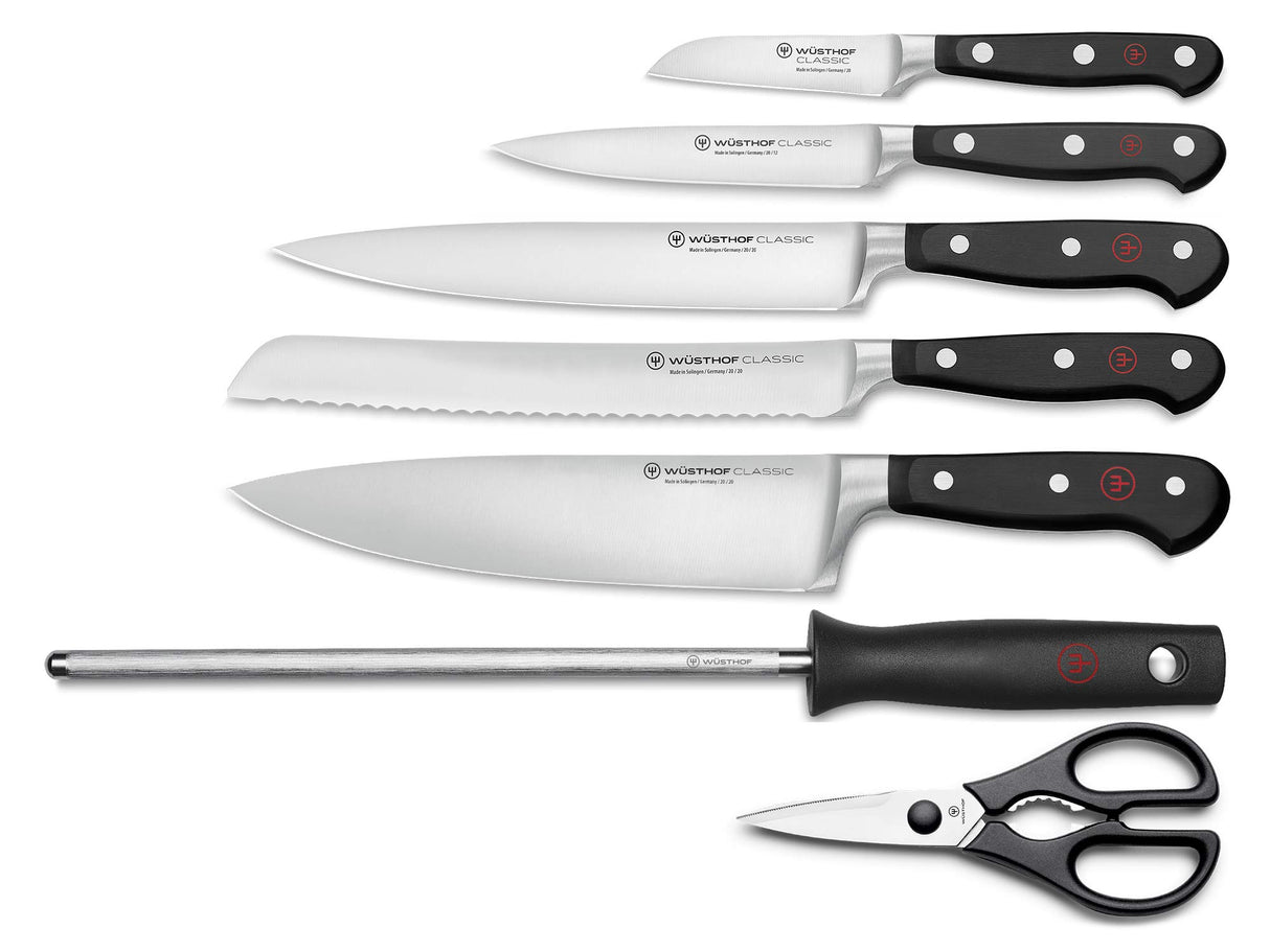 WÜSTHOF Classic Bloque cuchillos con 7 piezas
