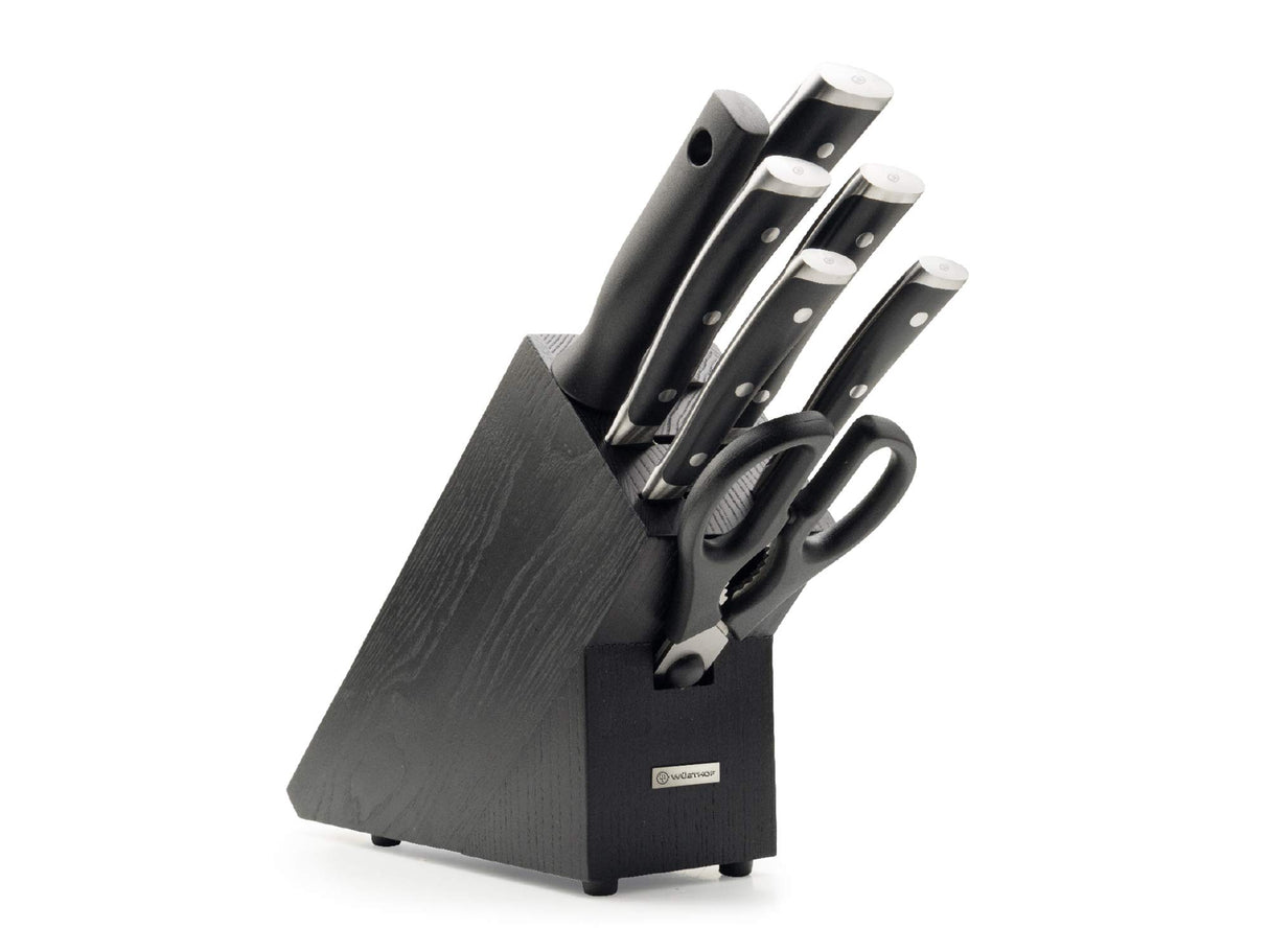 WÜSTHOF Classic Ikon Bloque cuchillos con 7 piezas