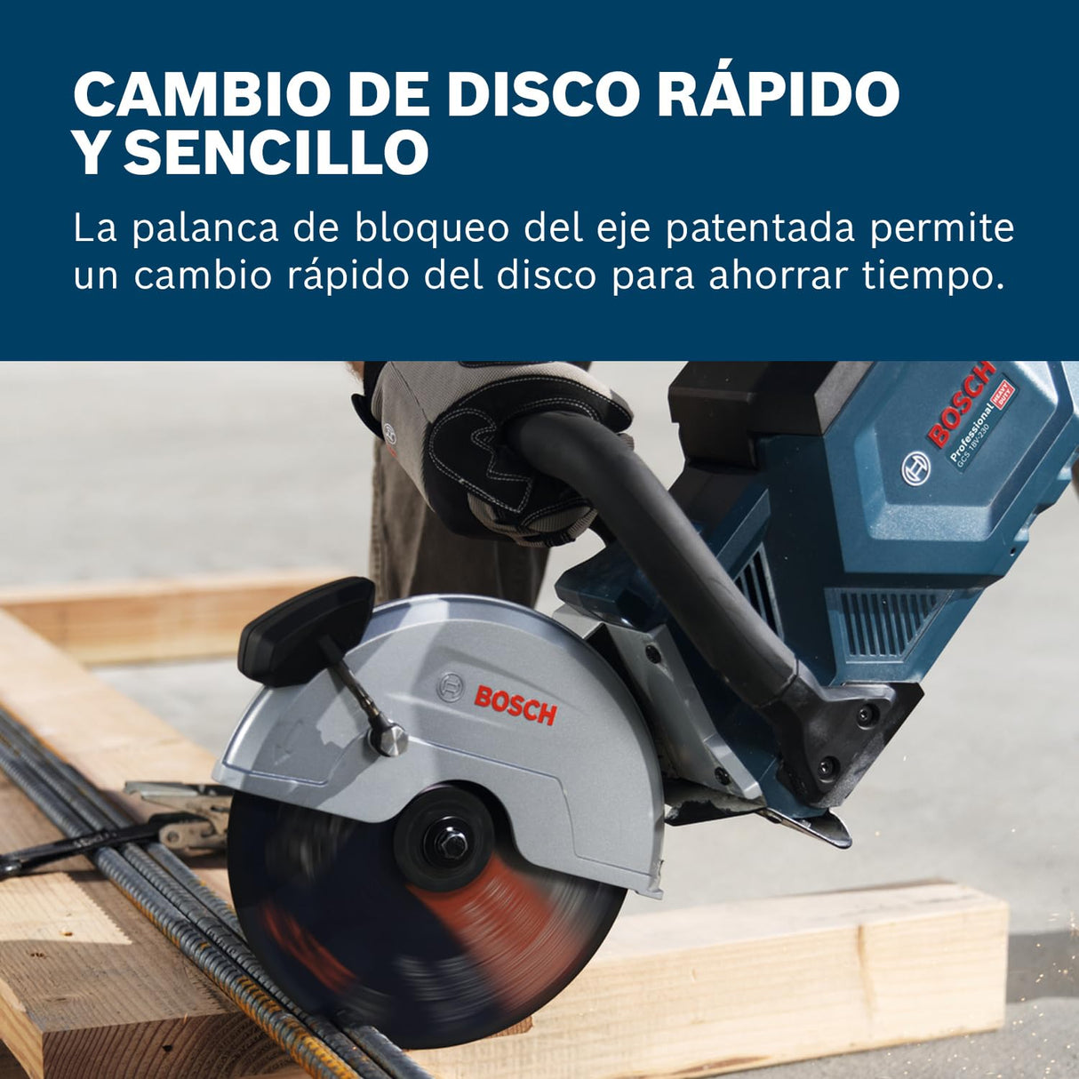 Bosch Professional 18V System tronzadora a batería GCS 18V-230 (incl. 1 adaptador de manguera)
