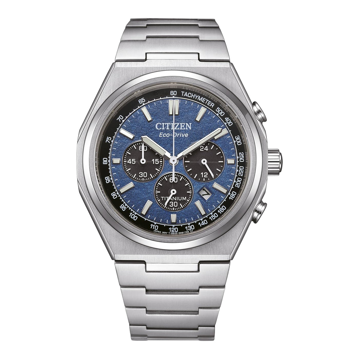 CITIZEN Reloj Cronógrafo para Hombres de Eco-Drive con Correa en Titanio CA4610-85L