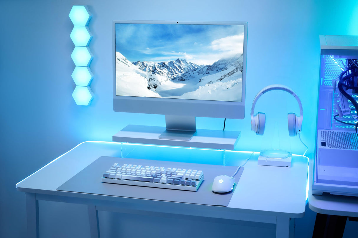 CHERRY MX 8.2 TKL Wireless XAGA, Teclado Gaming Inalámbrico sin Bloque Numérico, Disposición Alemania (QWERTZ), Bluetooth, 2,4 GHz & Cable, Switches MX2A RED, Blanco