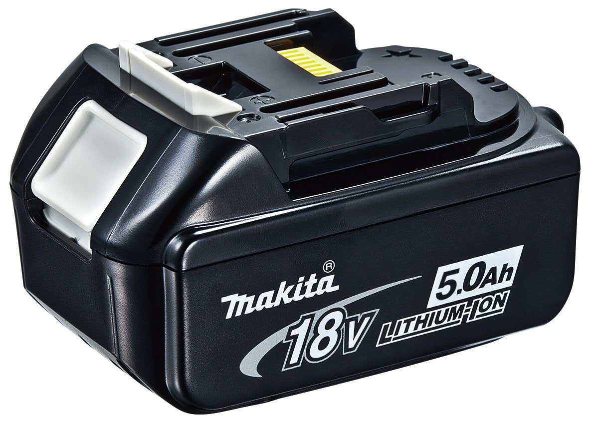 Makita batería curva Tijeras 18 V/5,0 AH, incluye 2 baterías y cargador MAKPAC (DJS101RTJ)