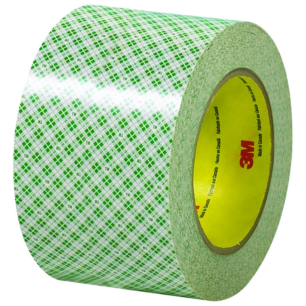 3M Cinta Adhesiva con Papel Fieltro de Tirantes, 410 m, 76,2 mm x 33 m, 0,15 mm, 12 unidades, Blanco