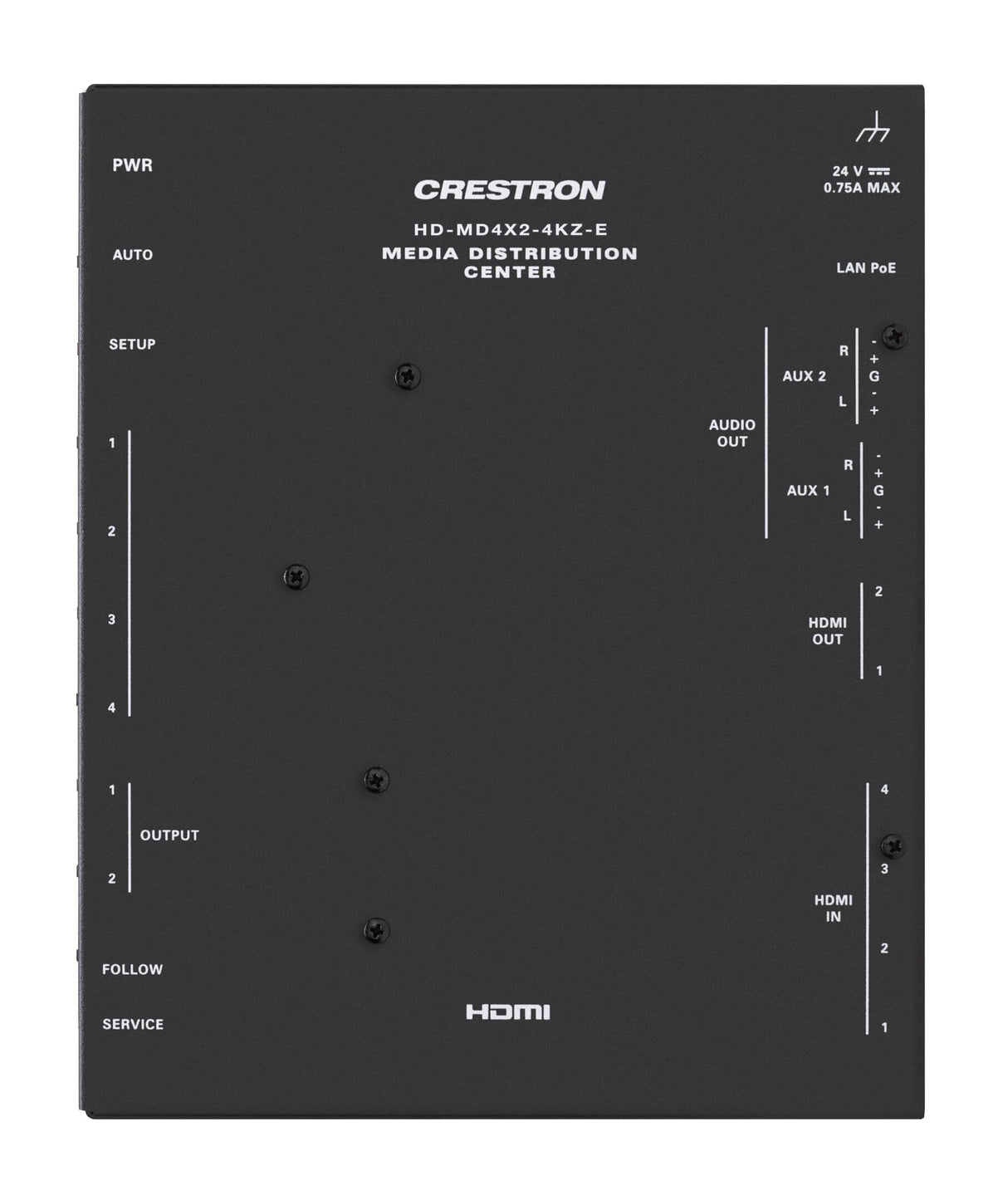 Switch HDMI Crestron HD-MD4X2-4KZ-E