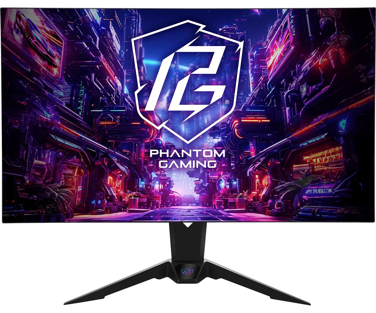 Monitor ASROCK PGO32UFS,32",UHD (3840X2160),240HZ,1500:1,0.03MS,2HDMI+2DP+4USB3.2+Type C,WiFi,Altavoces,Plano